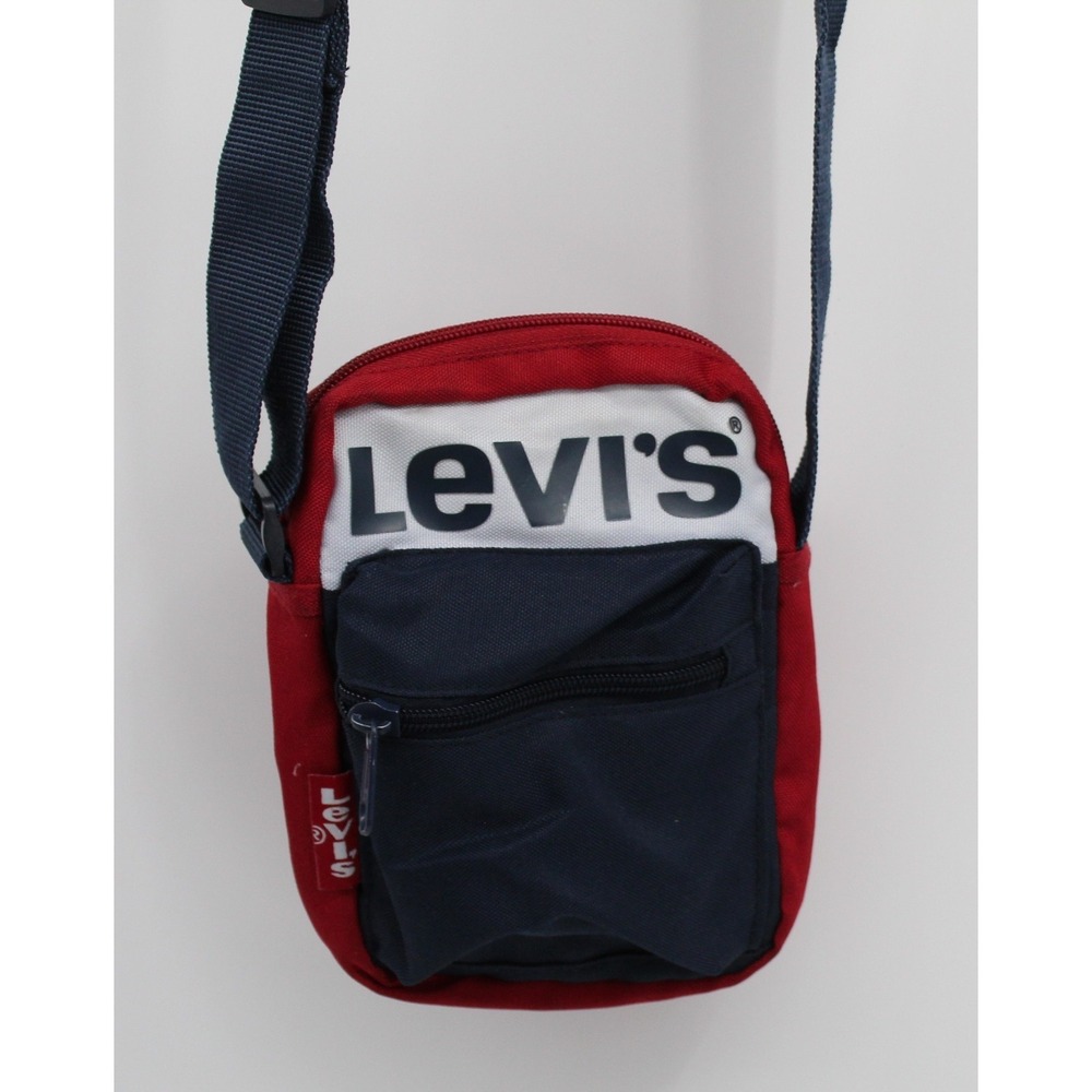 Levis Red White & Blue Mini Crossbody Bag‎ Unisex Excellent Condition